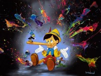 Pinocchio Art Pinocchio Art Who Spilled the Paint? (SN)